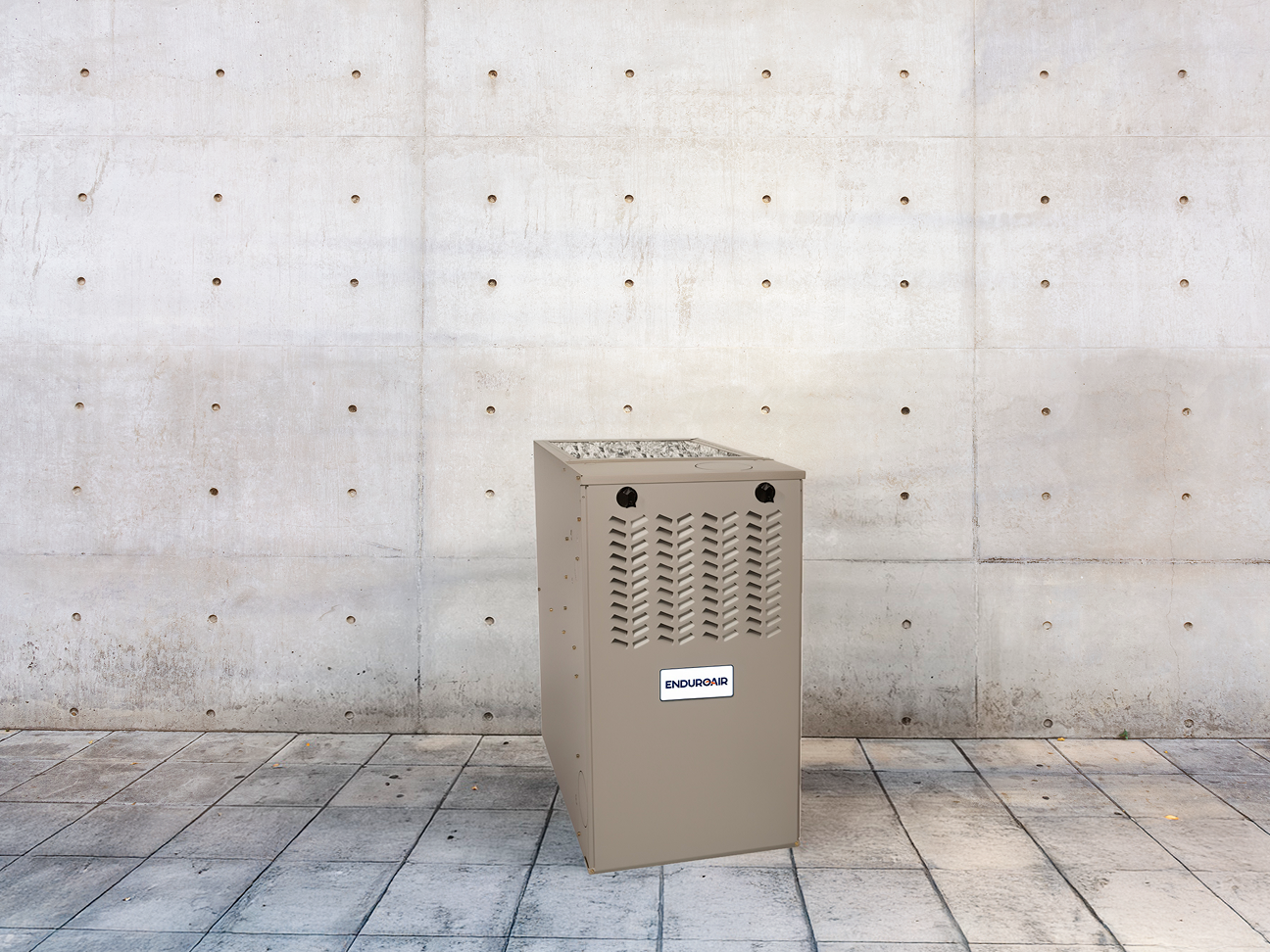 EnduroAir air handler in concrete space