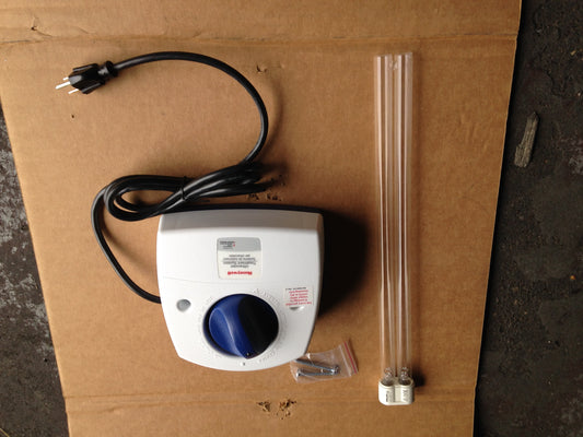 ULTRAVIOLET AIR TREATMENT SYSTEM, 120 VAC 60 HERTZ 0.75 AMP 36 WATT LAMP