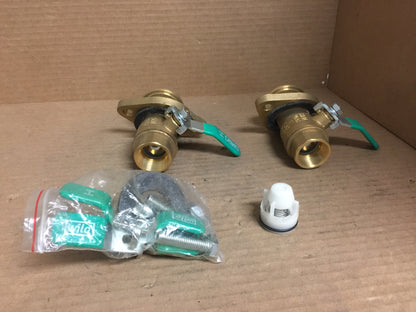 1"FNPT WITH CHECK VALVE BRONZE SWIVEL FLANGE BALL VALVE KIT