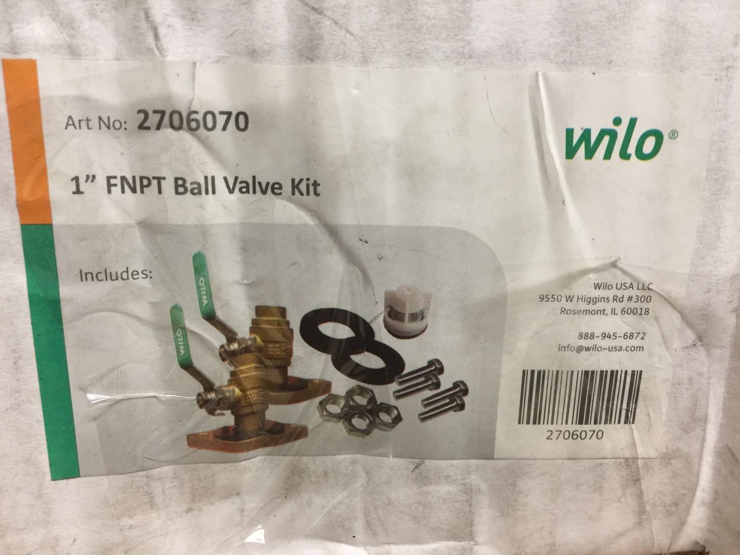 1"FNPT WITH CHECK VALVE BRONZE SWIVEL FLANGE BALL VALVE KIT