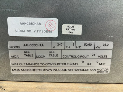 35 KW ELECTRIC HEAT KIT 240/56-60/3