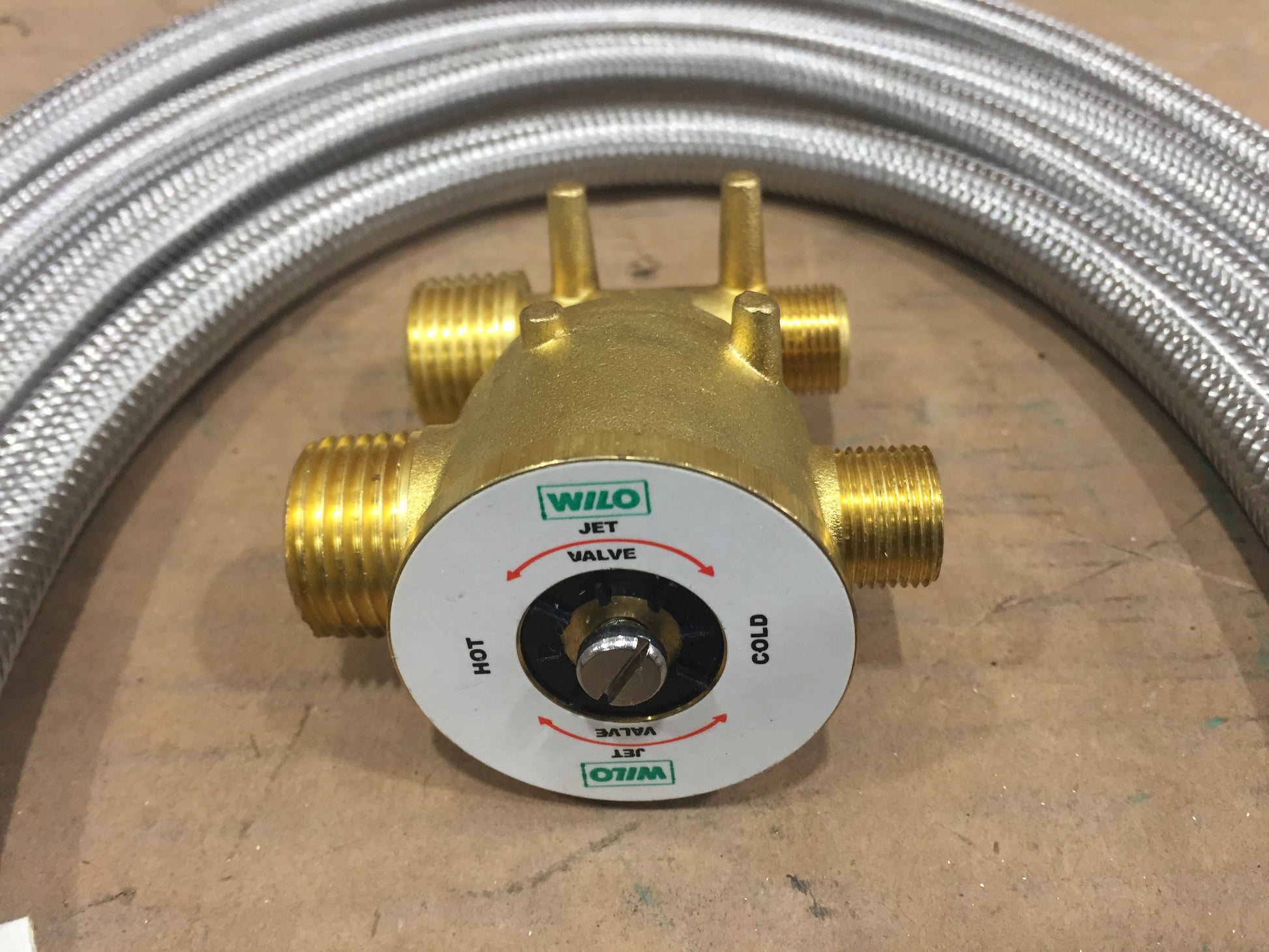 JET VALVE KIT WITH FLEX CONNECTORS,1/2"AND 3/8"CONNECTIONS-USED WITH Z-15 SERIES PUMPS