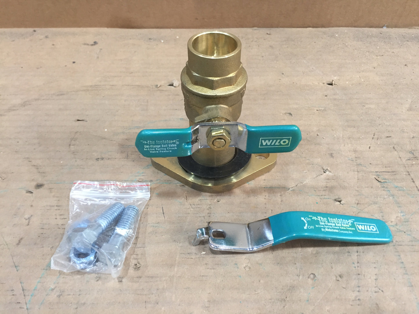 1" SWEAT X FLANGE INLINE SPRING CHECK VALVE W/ ROTATING FLANGE