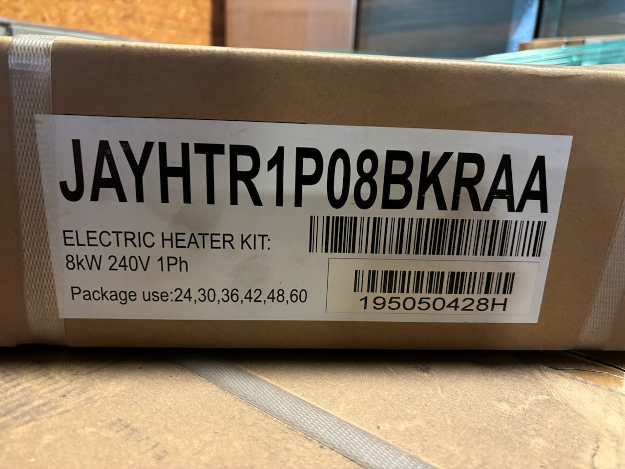 8KW ELECTRIC HEAT KIT 240/60/1